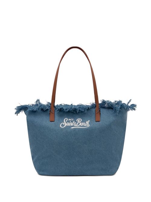 Borsa donna City Bag Fringe denim MC2 SAINT BARTH | CITY BAG FRINGE00436L